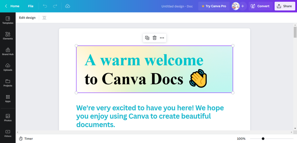 canva magic write