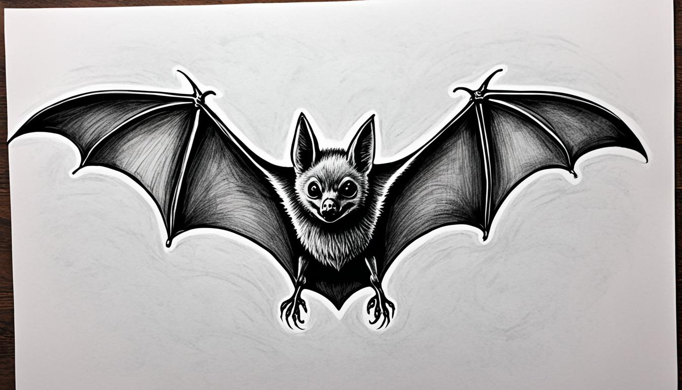 how to draw bats