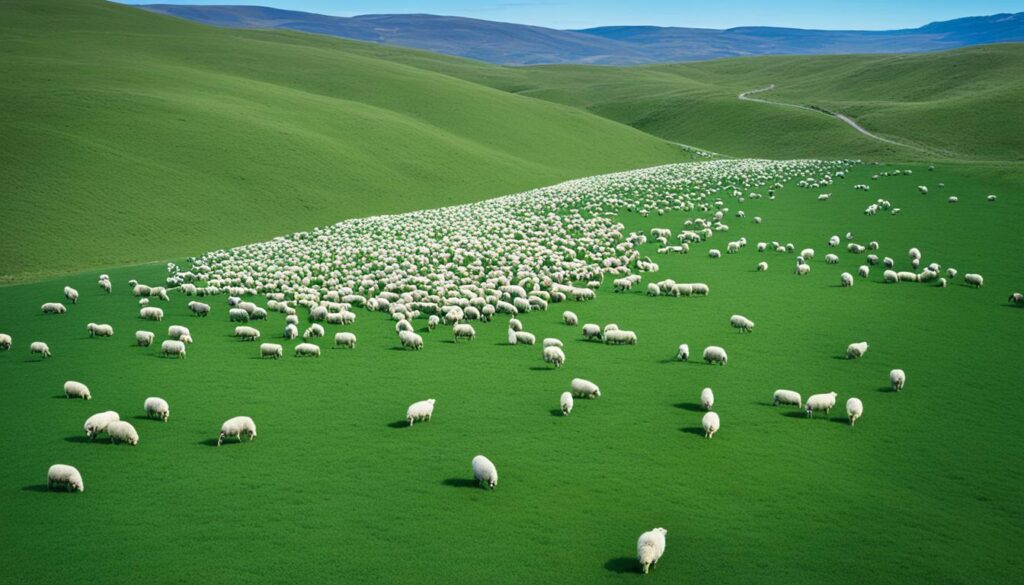 sheep population density