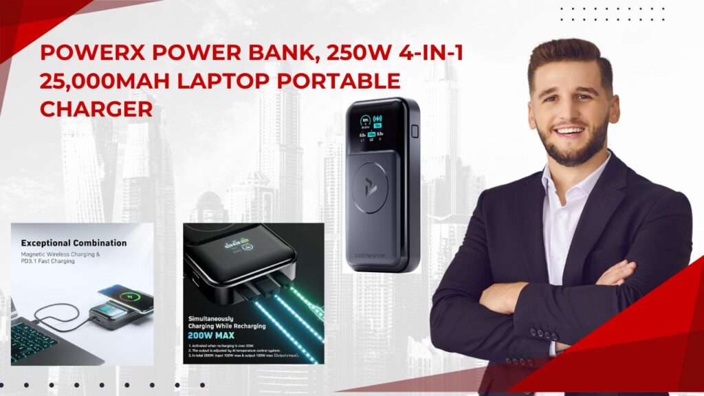 "Denvix PowerX: Ultimate Portable Charger!