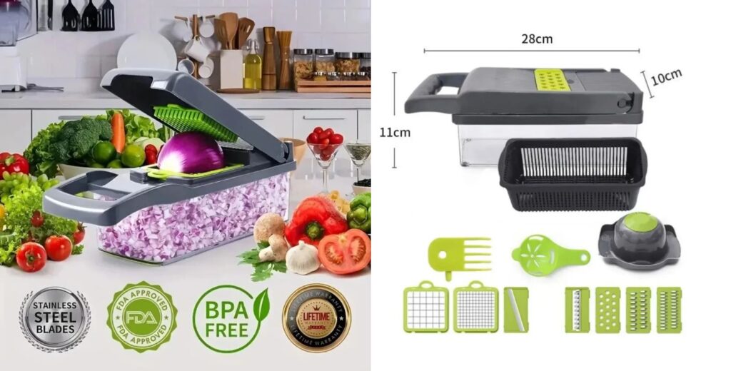 Multifunctional slice vegetables