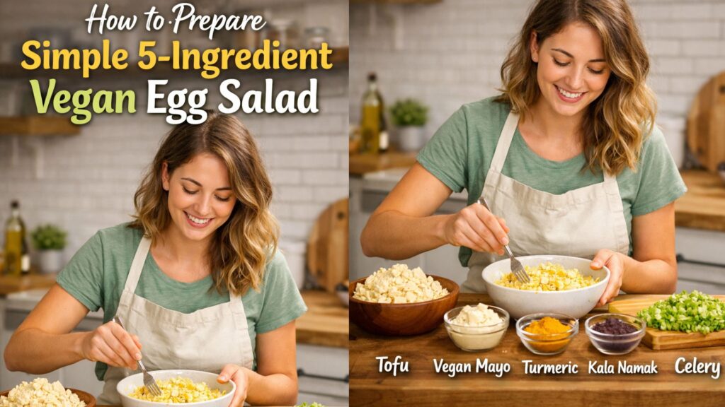 How to Prepare Simple 5-Ingredient Vegan Egg Salad