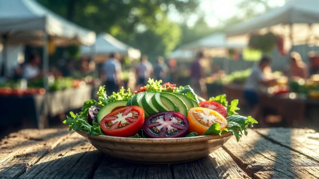 How do vegan salads improve digestion and gut health