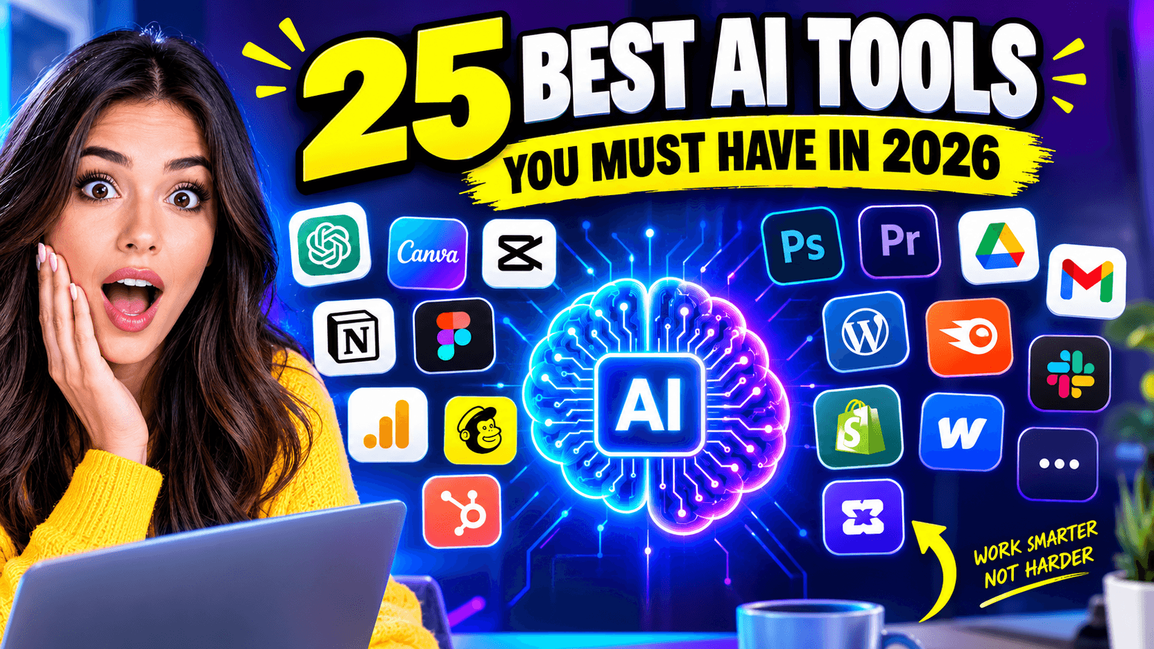 25 Powerful AI Tools That Will Save You Hours in 2026